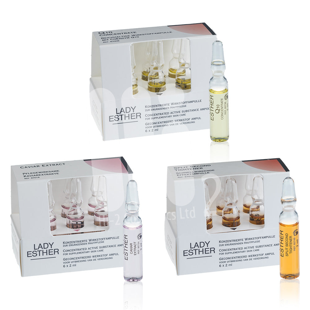 OFFER - Ampules Bundle - Caviar, Q10, Split Second Tightening Concentrate