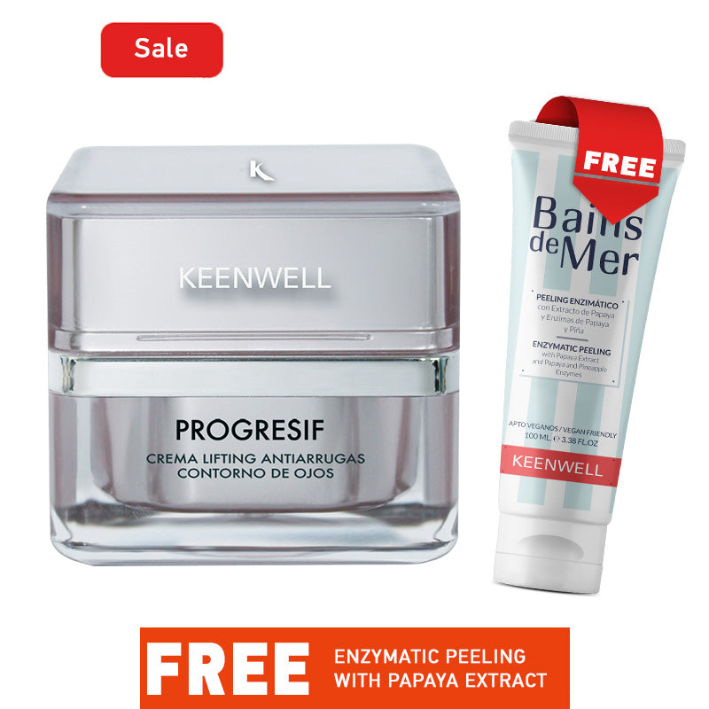 Anti-Wrinkle Lifting Eye Cream 25 ml + FREE Enzymatic Peeling with Papaya Extract 100 ml