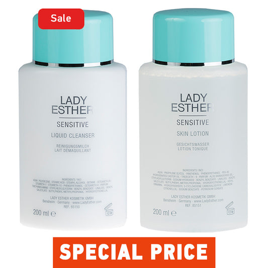 Special Offer - Sensitive Liquid Cleanser 200 ml + Sensitive Skin Lotion 200 ml