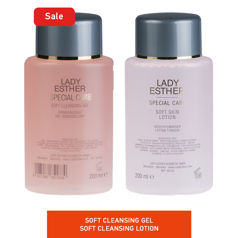 Soft Cleansing Gel 200 ml + Soft Cleansing Lotion 200 ml