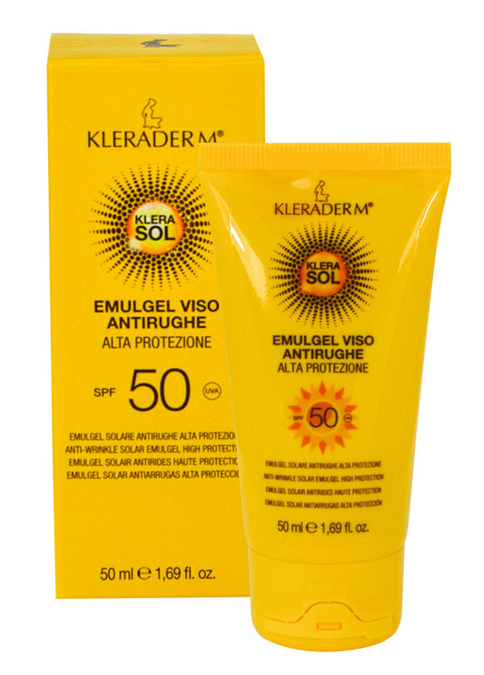 Solar Emulgel Anti Wrinkle High Protection SPF 50 - 50 ml.