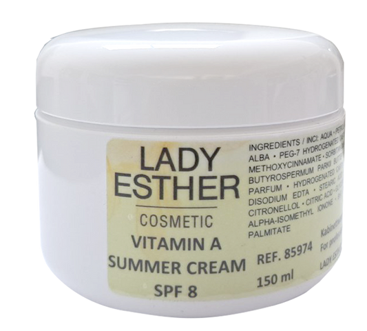 Vitamin A Summer Cream SPF 8 150 ml - Cabin Size