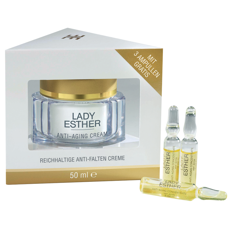 Anti-Aging Cream 50 ml with 3 Free ampoules