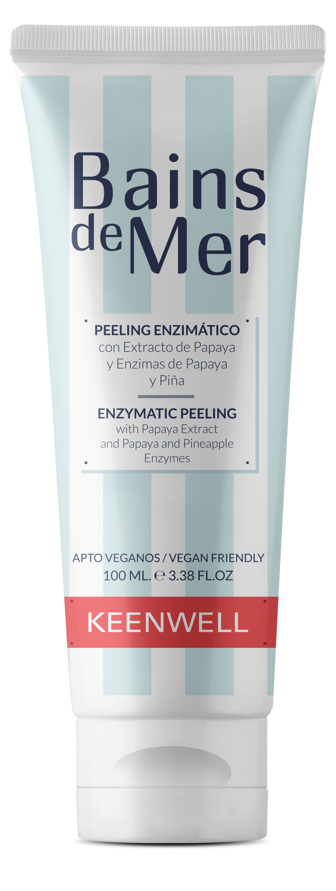 Anti Fatigue Eye Cream for Bags and Dark Circles 25 ml + FREE Enzymatic Peeling with Papaya Extract and Papaya and Pineapple Enzymes 100 ml