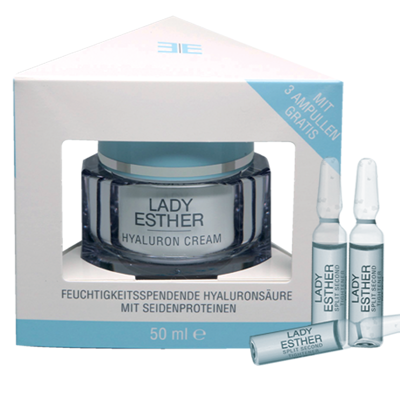 Special Offer - Hyaluron Cream with 3 FREE Ampoules 50ml + Hyaluron Eye Gel 15 ml