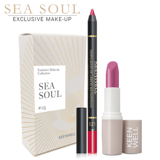 Sea Soul Pack 2 Lipstick & Lip Liner Waterproof