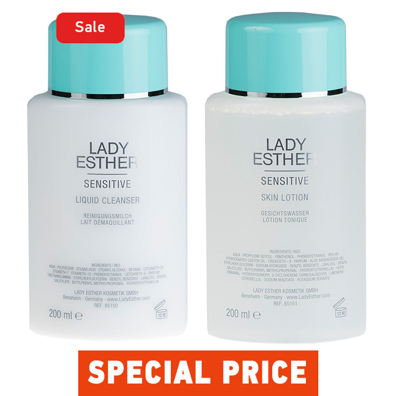 Special Offer - Sensitive Liquid Cleanser 200 ml + Sensitive Skin Lotion 200 ml