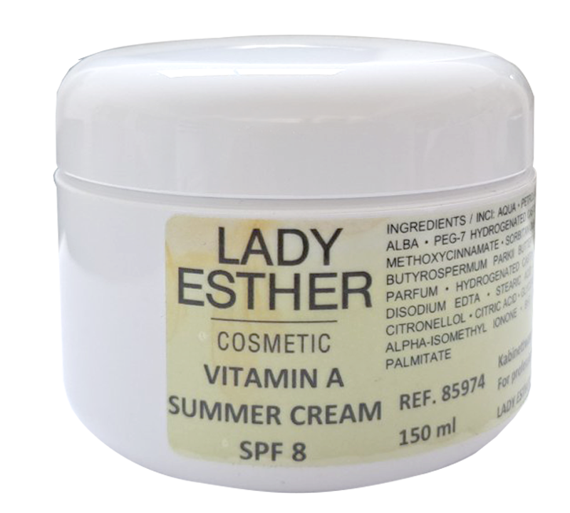 Vitamin A Summer Cream SPF 8 150 ml - Cabin Size